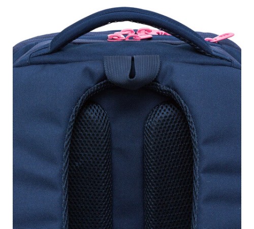 Рюкзак GRIZZLY школьный, анатомическая спинка, 2 отделения, для девочек, 