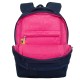 Рюкзак GRIZZLY школьный, анатомическая спинка, 2 отделения, для девочек, 