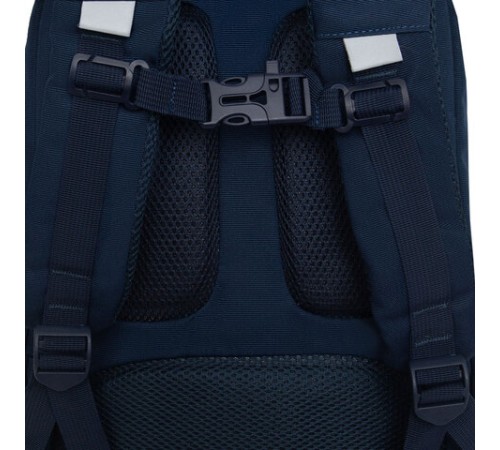 Рюкзак GRIZZLY школьный, анатомическая спинка, 2 отделения, для девочек, 