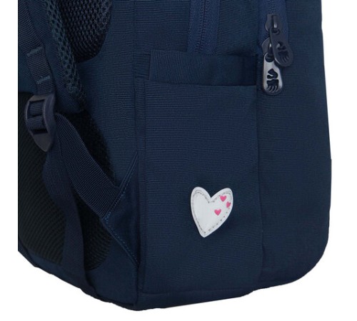 Рюкзак GRIZZLY школьный, анатомическая спинка, 2 отделения, для девочек, 