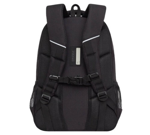 Рюкзак GRIZZLY школьный, анатомическая спинка, 2 отделения, для мальчиков, 