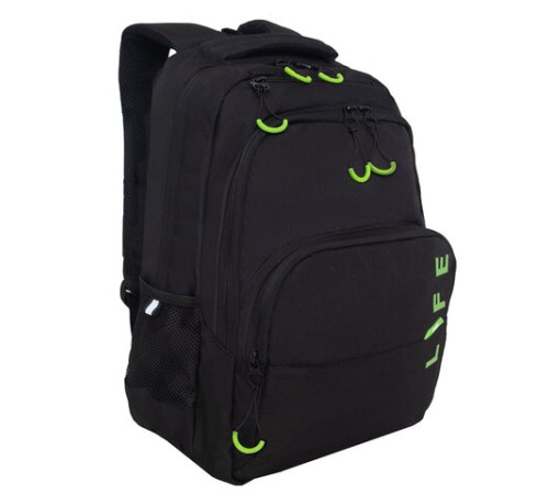 Рюкзак GRIZZLY школьный, анатомическая спинка, 2 отделения, для мальчиков, 