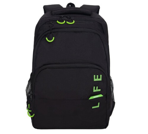 Рюкзак GRIZZLY школьный, анатомическая спинка, 2 отделения, для мальчиков, 