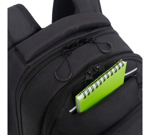 Рюкзак GRIZZLY школьный, анатомическая спинка, 2 отделения, для мальчиков, 