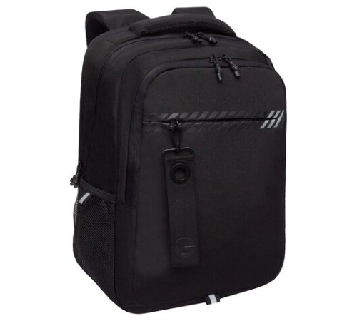 Рюкзак GRIZZLY школьный, анатомическая спинка, 2 отделения, для мальчиков, 