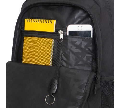 Рюкзак GRIZZLY школьный, анатомическая спинка, 2 отделения, для мальчиков, 