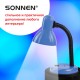 Настольная лампа / светильник SONNEN OU-203, на подставке, цоколь Е27, синий, 236677