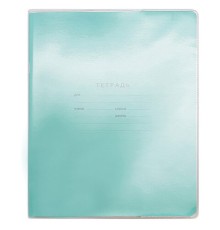 Обложка ПВХ со штрихкодом для тетрадей, ПЛОТНАЯ, 120 мкм, 209х340 мм, прозрачная, 1111.1, 1111,1