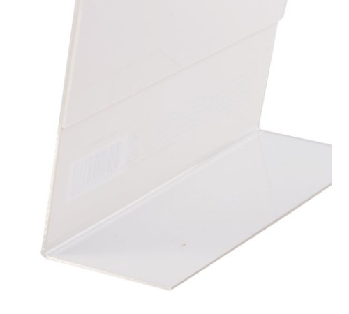 Подставка настольная для рекламных материалов МАЛОГО ФОРМАТА (150х210 мм), А5, односторонняя, вертикальная, BRAUBERG, 290416