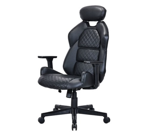 Кресло BRABIX PREMIUM "Tokyo EX-595", регулируемый подголовник, рециклированная кожа, черное, 532975 Кресло BRABIX PREMIUM "Tokyo EX-595", регулируемый подголовник, рециклированная кожа, черное, 532975