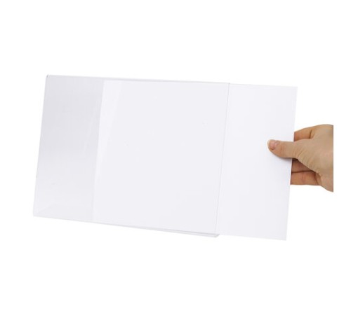 Подставка настольная для рекламных материалов ГОРИЗОНТАЛЬНАЯ (297х210 мм), А4, односторонняя, BRAUBERG, 290419