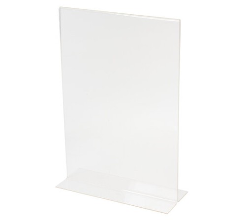 Подставка настольная для рекламных материалов ВЕРТИКАЛЬНАЯ (210х297 мм), А4, двусторонняя, BRAUBERG, 290423