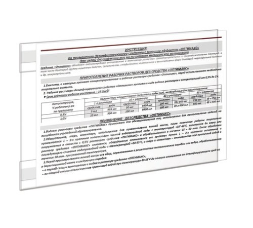 Карманы информационные самоклеящиеся PS-T, А4, горизонтальные, КОМПЛЕКТ 10 шт., ПЭТ, толщина 0,3 мм, 171883