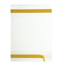 Карманы информационные самоклеящиеся PS-T, А5, вертикальные, КОМПЛЕКТ 10 шт., ПЭТ, толщина 0,3 мм, 171886