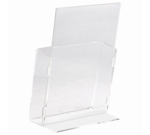 Подставка настольная для рекламных материалов (160x115х32 мм), для узких буклетов, STAFF, 291171