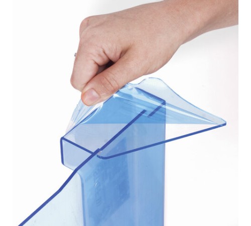 Подставка настольная для рекламных материалов (240х215х32 мм), А4, STAFF, 291172