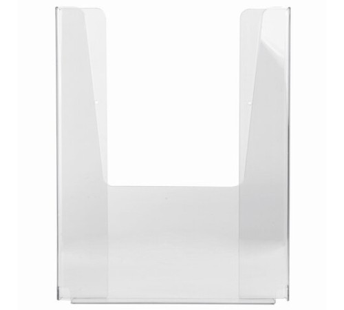 Подставка настенная для рекламных материалов ВЕРТИКАЛЬНАЯ (280х215х32 мм), А4, STAFF, 291173