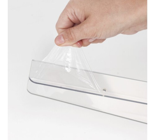 Подставка настенная для рекламных материалов ВЕРТИКАЛЬНАЯ (280х215х32 мм), А4, STAFF, 291173