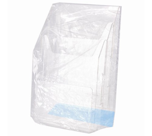 Подставка настольная для рекламных материалов (250х215х32 мм) А4, 3 отделения, смещение, STAFF, 291174