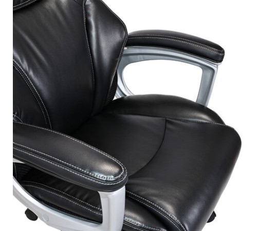 Кресло BRABIX PREMIUM "Credo EX-587", рециклированная кожа, черное, 532977