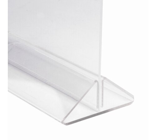 Подставка настольная для рекламных материалов ВЕРТИКАЛЬНАЯ (300х210 мм), формат А4, двусторонняя, STAFF, 291176