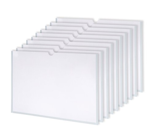 Карманы информационные самоклеящиеся, А4, горизонтальные, КОМПЛЕКТ 10 шт., ПЭТ, 0,3 мм, STAFF, 291281