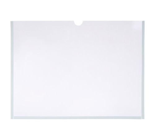 Карманы информационные самоклеящиеся, А4, горизонтальные, КОМПЛЕКТ 10 шт., ПЭТ, 0,3 мм, STAFF, 291281