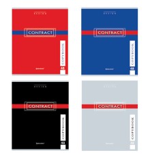 Тетрадь А5, 48 л., BRAUBERG скоба, клетка, обложка картон, 