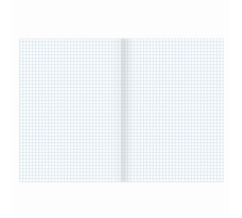 Тетрадь А4, 96 л., BRAUBERG скоба, клетка, обложка картон, 