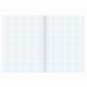Тетрадь А4, 96 л., BRAUBERG скоба, клетка, обложка картон, 