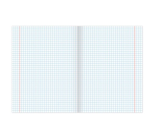 Тетрадь А5, 96 л., BRAUBERG, скоба, клетка, обложка картон, 