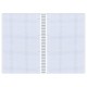 Тетрадь А4, 96 л., BRAUBERG, гребень, клетка, обложка картон, 