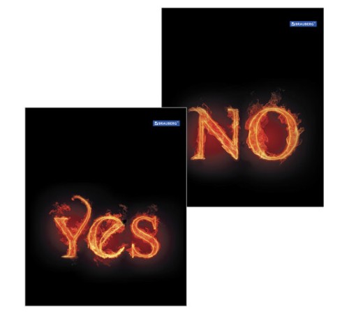 Тетрадь А5, 48 л., BRAUBERG, скоба, клетка, обложка картон, ОГОНЬ, 401289