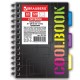Тетрадь-блокнот 120 л., A5, 148x210 мм, BRAUBERG, клетка, гребень, обложка пластиковая, 3 разделителя, 