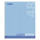 Тетрадь А5, 48 л., BRAUBERG, скоба, клетка, обложка картон, ОДИН ЦВЕТ, 401867