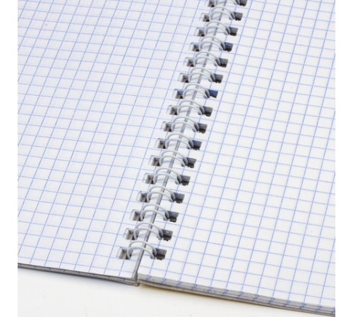 Тетрадь А5, 48 л., BRAUBERG, гребень, клетка, обложка картон, ОДНОТОННАЯ, 401871