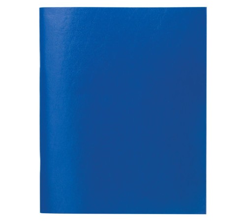 Тетрадь бумвинил А5, 48 л., скоба, офсет №2 ЭКОНОМ, клетка, с полями, STAFF, СИНИЙ, 402018