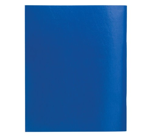 Тетрадь бумвинил А5, 96 л., скоба, офсет №2 ЭКОНОМ, клетка, с полями, STAFF, СИНИЙ, 402019