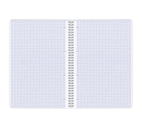 Тетрадь А4, 96 л., BRAUBERG, гребень, клетка, обложка картон, МОНОХРОМ 2, 402058