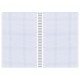 Тетрадь А4, 96 л., BRAUBERG, гребень, клетка, обложка картон, МОНОХРОМ 2, 402058