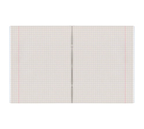 Тетрадь А5, 48 л., STAFF, скоба, клетка, офсет №2 ЭКОНОМ, обложка картон, ОДНОТОННАЯ, 402322