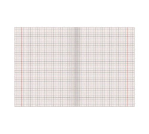 Тетрадь А5, 48 л., STAFF, скоба, клетка, офсет №2 ЭКОНОМ, обложка картон, 