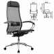 Кресло МЕТТА "ErgoLife" 10 B1-104K, хром, синхромеханизм, прочная сетка, черное