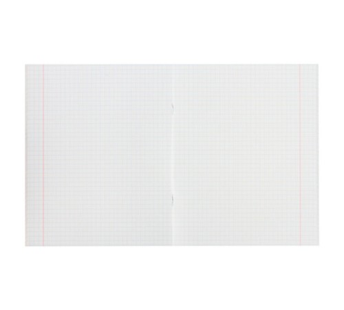 Тетрадь А5, 40 л., STAFF скоба, клетка, офсет №2 ЭКОНОМ, обложка картон, 