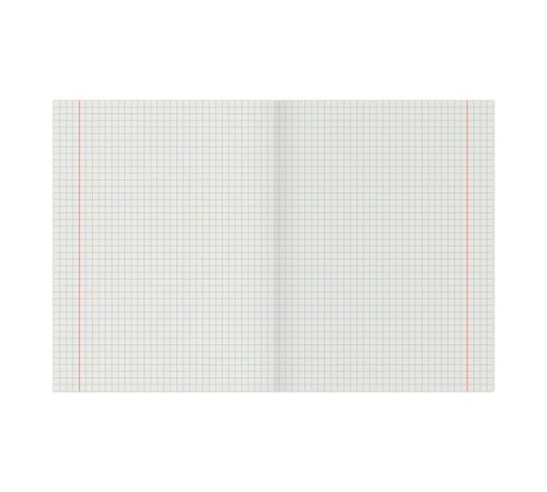 Тетрадь А5, 40 л., STAFF скоба, клетка, офсет №2 ЭКОНОМ, обложка картон, 