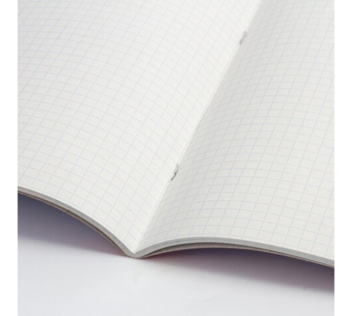 Тетрадь А5, 40 л., STAFF скоба, клетка, офсет №2 ЭКОНОМ, обложка картон, 