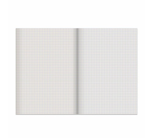 Тетрадь бумвинил, А4, 80 л., скоба, офсет №2 ЭКОНОМ, клетка, STAFF, СИНИЙ, 402649