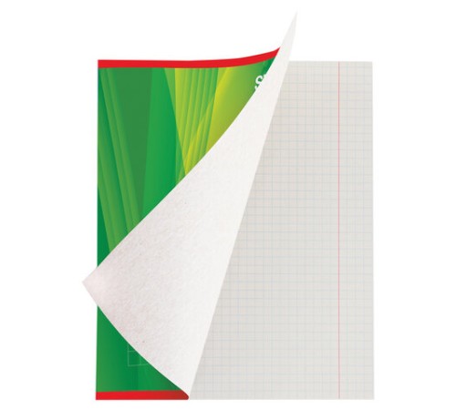 Тетрадь А5, 48 л., STAFF, скоба, клетка, офсет №2 ЭКОНОМ, обложка картон, 