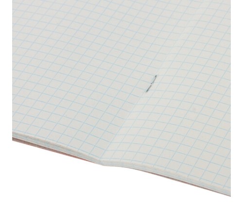 Тетрадь А5, 48 л., STAFF, скоба, клетка, офсет №2 ЭКОНОМ, обложка картон, 