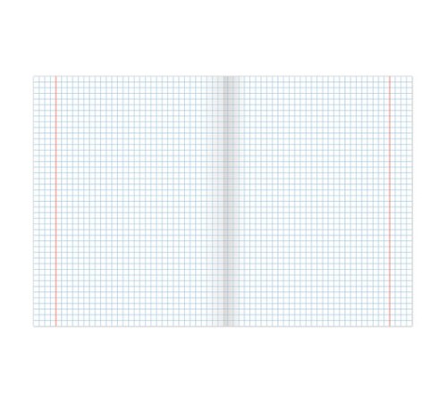 Тетрадь А5, 48 л., ОФИСМАГ, скоба, клетка, обложка картон, ДЕЛОВАЯ, 402789